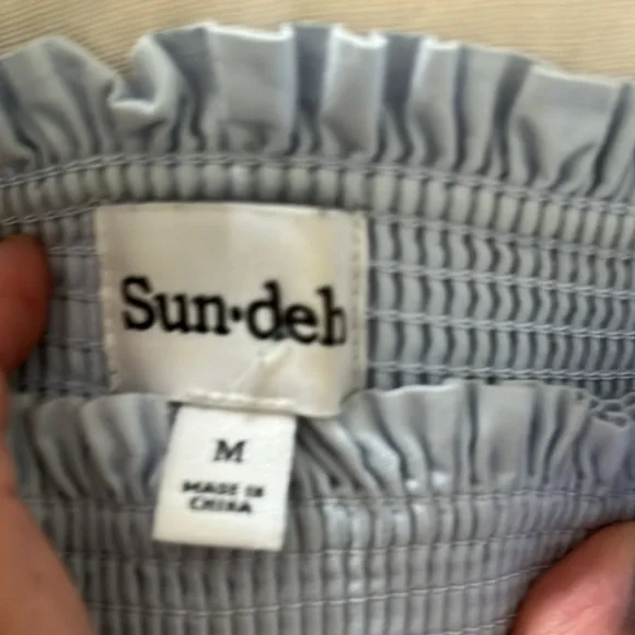 Aritzia Sunday Best Sun
Deh Hadley Babydoll Poplin
Mini Dress Blue Size Small - Picture 5 of 11